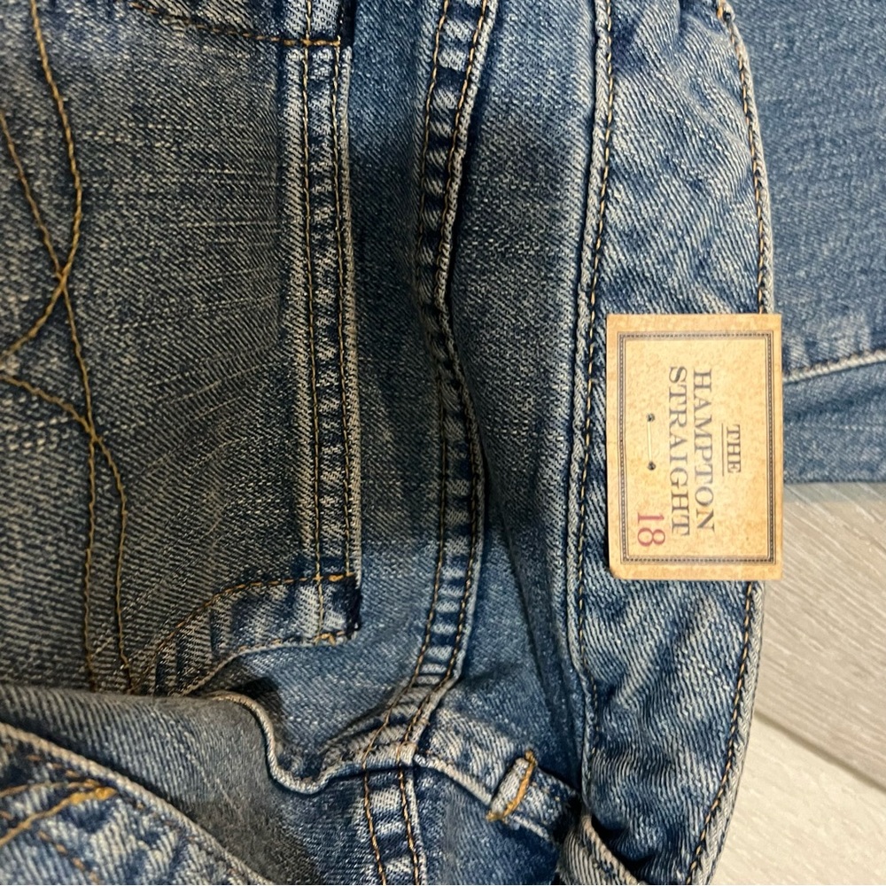 Polo by Ralph Lauren Hampton Straight Blue Jeans - Boys 18 - Vintage Wash